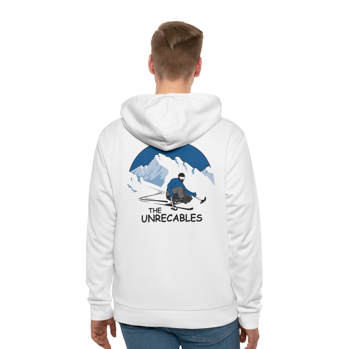 Hoodie Sweatshirt - Minarets of the Sierra Nevada/The Unrecables logo