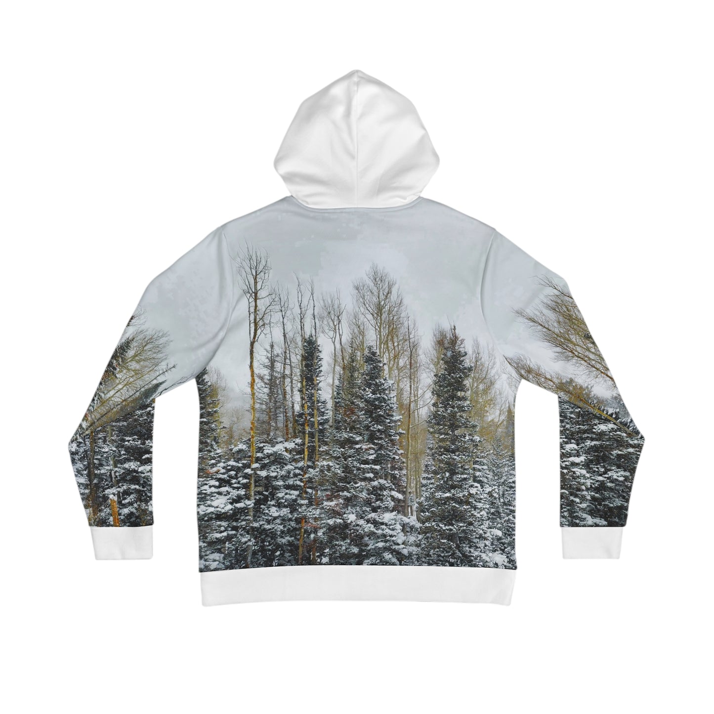 Hoodie Sweatshirt - Forest winterscape