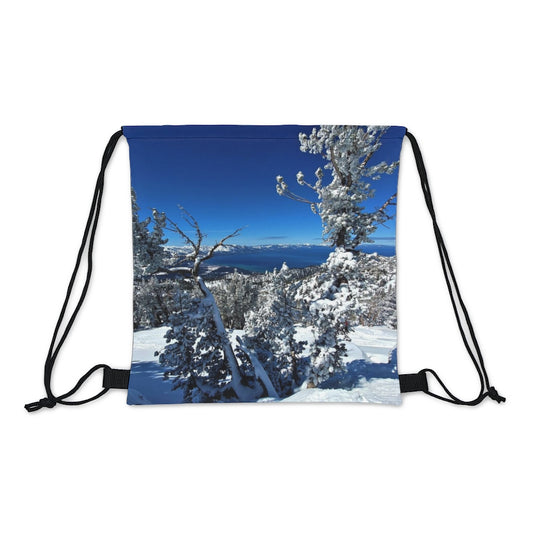Drawstring Bag - Lake Tahoe in the Winter