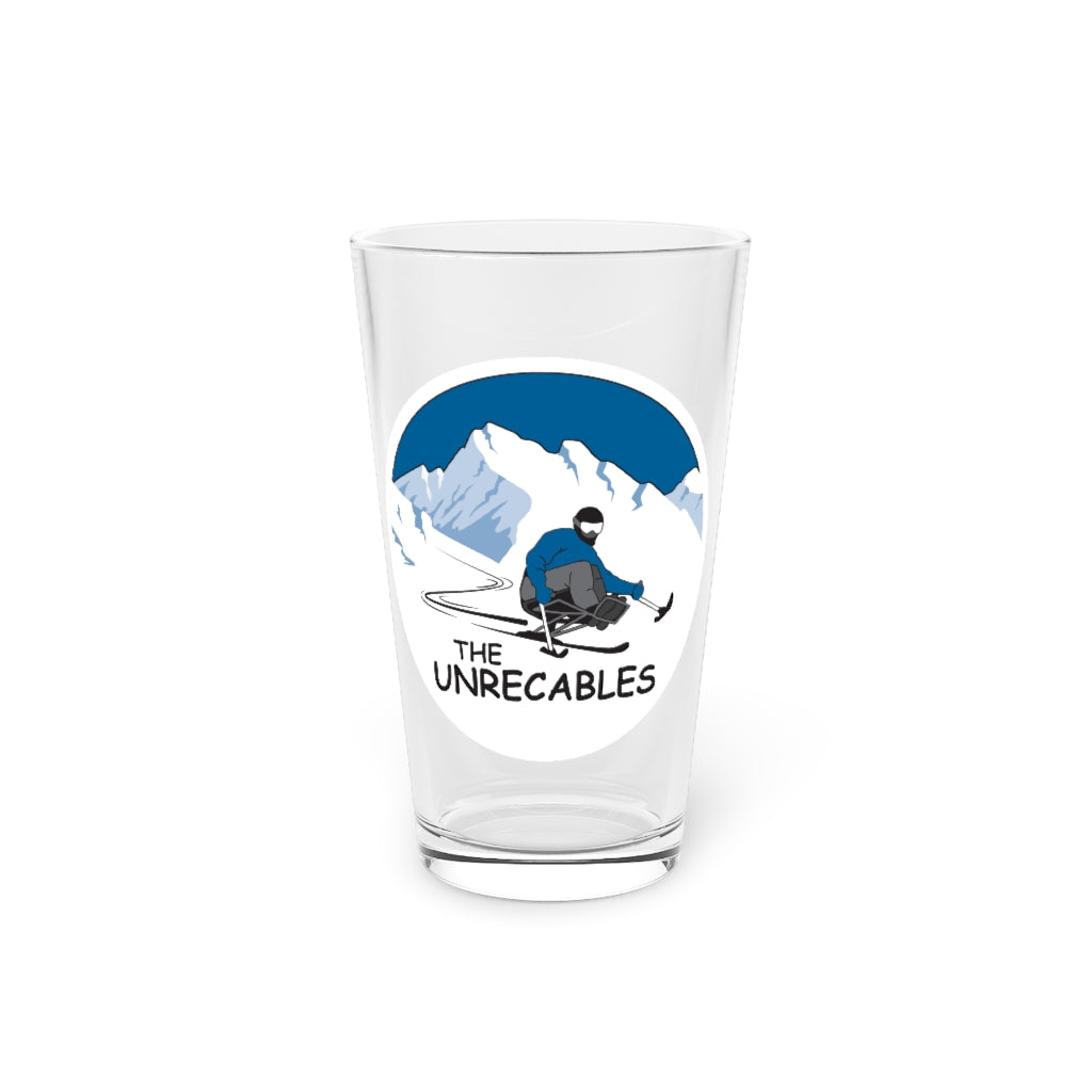 Pint Glass - The Unrecables logo